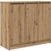 vidaXL Sideboard Chêne Artisan 85x34x76 cm Bois composite