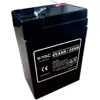 V-TAC Système d'alimentation électrique - Batteries plomb-acide 4AH