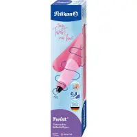 Pelikan Roller Twist Roller pour droitiers et gauchers, Berry Pink (1x)