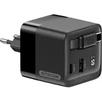 Sitecom 65W GAN PD LED RETRACT.