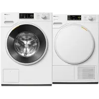 Miele Bundle - Machine à laver WWA 120 WCS CapDosing + Sèche-linge TWA 520 WP EcoSpeed