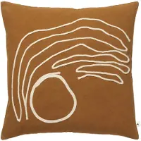 Ferm Living Jot Coussin Aged Gold