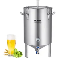 Vevor – ensemble de bouilloires de brassage domestique en acier inoxydable, 60,6 L, seau de brassage de bière, fermenteur