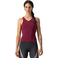 Castelli Solaris Sleeveless Jersey Rouge XL Femme