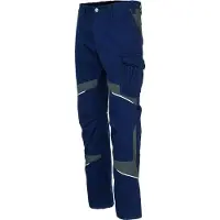 Kübler ACTIVIQ cotton+ Damenhose dunkelblau/anthrazit 50