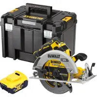 DeWalt DCS 573 NT Scie circulaire à main sans fil 18 V 190 x 30 mm Brushless + 1x batterie 5,0 Ah + TSTAK - sans chargeur