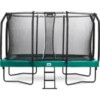 Salta Trampoline First Class 366 x 214 cm vert avec filet