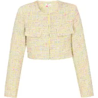 IZIA Blazer 'Fashion Look' vert / citron vert / rose / blanc