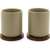 Bredemeijer Mug à Thé Bredemeijer Silhouette Umea Clay 200ml (Set de 2)
