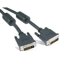 S-Conn 77445 DVI-D DVI-D (5 m), Câble vidéo, Noir