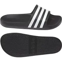 Adidas Mule 'Adilette Aqua' noir / blanc