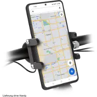 SBS Support De Téléphone Portable En Aluminium Pour Vélos Ou Scooters Noir