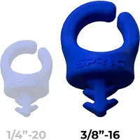 SPRIG Cable Opening 13.5mm 3/8”-16 - Blue - 3-Pack