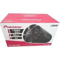 Pioneer Haut-parleur auto TS-WX306T - Caisson de graves 30 cm Bass Reflex avec boîtier tubulaire (1300W)