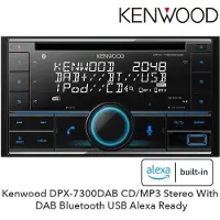 Kenwood DPX-7300DAB Autoradio CD 2 DIN USB Radio numérique Bluetooth avec antenne