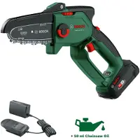 Bosch Easychain 18v-15-7 Pruner Chainsaw Argenté One Size / EU Plug 220V