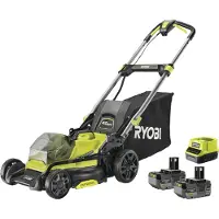 Ryobi RY18LMX40C-240 Tondeuse à gazon sans fil Brushless 40cm 18V batterie et chargeur inclus
