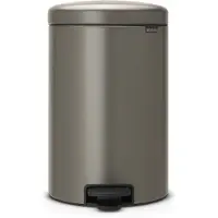 Brabantia NewIcon Poubelle à pédale 20 Litres Platine