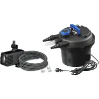 Ubbink BIOPRESSURE II 6000 PlusSet - 6000L - Filtre à pression avec UV + pompe