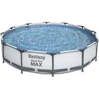 Bestway Ø 366 x 76 cm Steel Pro Max Kit Piscine Ronde