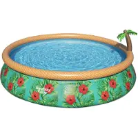 Bestway Ensemble de piscine gonflable Paradise Palms 457x84 cm