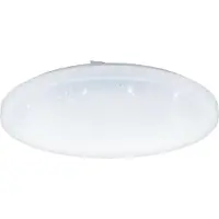 Eglo Plafonnier LED Frania-S Ø 43cm effet cristal blanc 97879