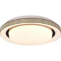 RL Plafonnier LED rond ATRIA blanc 10 W, nuances de blanc, 1080 lm, plastique, dimensions : 7 x 27 x 27 cm, IP20, RL