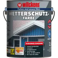 Wilckens Peinture rouge Vernis rouge NOPOLUX GRANIT Bidon de 2,5 l