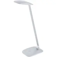 Eglo 95694 Cajero LED Lampe de table avec Touch et USB 550lm Argent