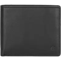 Esquire Cuir porte-monnaie Compact Wallet Black noir