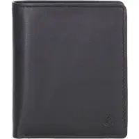 Esquire Cuir porte-monnaie Compact Wallet Black noir