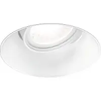 Wever & Ducre Deep Adjust Trimless 1.0 - Projecteur LED White Matt | 2700K | Standard 34°