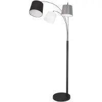 By Rydens Lampe sur pied Foggy noir mat 32cm