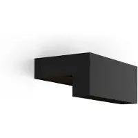 Wever & Ducre Palos Applique Murale d'Extérieur Palos 1.0 | Black Matt | 3000 K