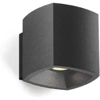 LIGHT-POINT Applique Murale , dimmable, Noir, Cave, Aluminium