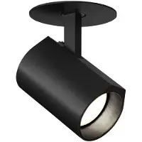 Wever & Ducre Ceno Semi- Recessed 1.0 LED Applique Black Matt | False Ceiling | 2700K