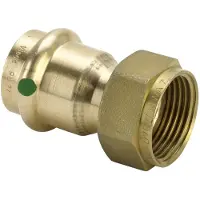 Viega GmbH & Co.KG Raccord vissé Sanpress RG m SC-Contur à joint plat 22 mm x 1 1/4 (Raccord de tuyauterie)