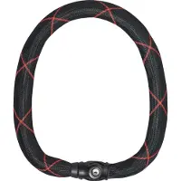 ABUS Ivy Steel-O-Chain 9210/85 Black Chaîne-Serrure