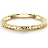 Glanzstücke Bague jaune d'or / or
