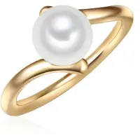 Valero Pearls Bague or / blanc perle