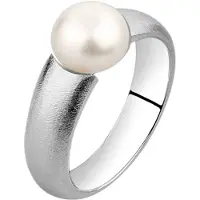 Nenalina Bague argent / blanc perle