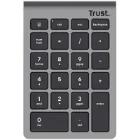 Trust Xalas clavier numérique PC portable/de bureau RF sans fil Argent