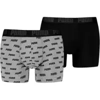 Puma Hommes, Sous-vêtements, Lot de 2 boxers pour hommes avec imprimé Everyday Aop, (lot de 2, L)