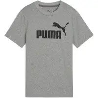 Puma T-Shirt 'ESS No. 1' gris chiné / noir