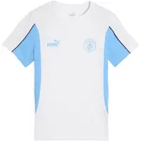 Puma Manchester City Fc Football Archive Short Sleeve T-shirt Blanc M Homme