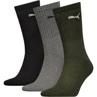 Puma Crew Sock 3P Green Combo Green Combo 39-42