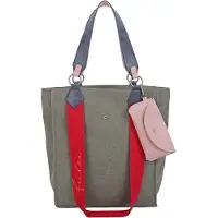 Fritzi aus Preußen Cabas 'Izzy' bleu-gris / olive / rose clair / rouge