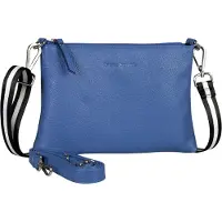 Bruno Banani Cuir sac à épaule sac à épaule bandoulière Crossbody Bag Blue bleu
