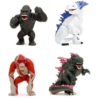 Jada Godzilla Set 4 Figurine Metalice 6.5Cm