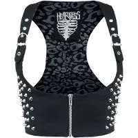 Heartless Veste Sans Manches Gothic de - Devina - S - XL - pour Femme - noir - Taille M
